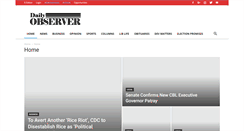 Desktop Screenshot of liberianobserver.com